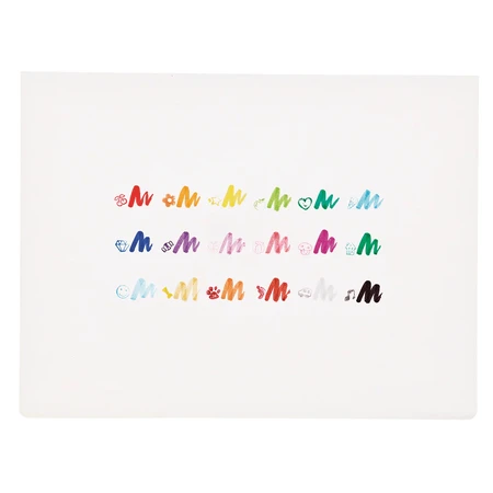 Crayones lavables dobles con sellos Stampables - Set de 18