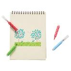 Crayones lavables dobles con sellos Stampables - Set de 18