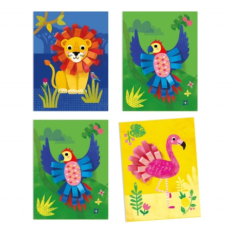 Djeco creative workshop, Animals with loops