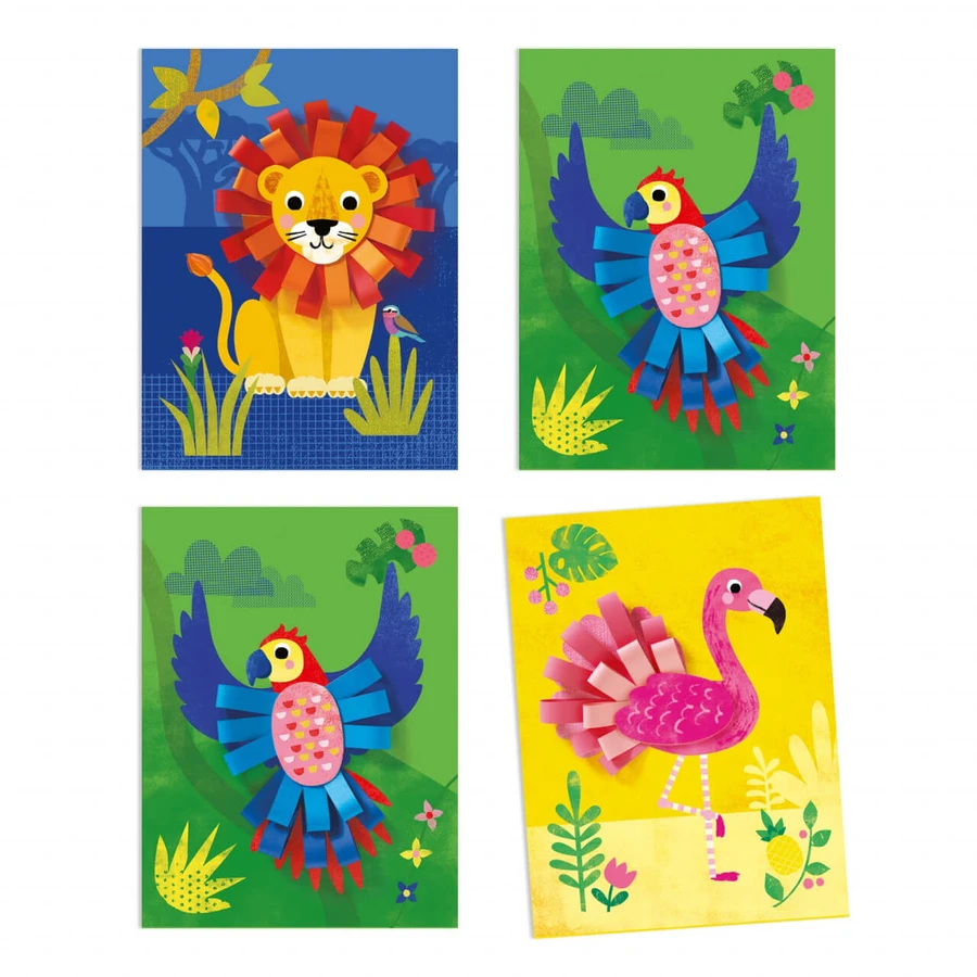 Djeco creative workshop, Animals with loops