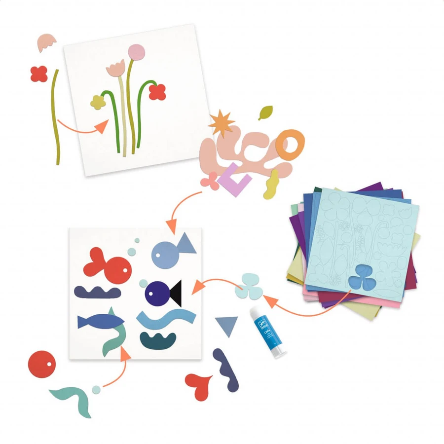 Creative game Little papers, Djeco