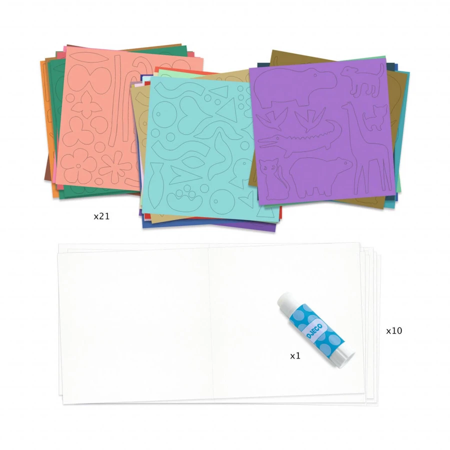 Creative game Little papers, Djeco