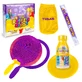 Set de ballons géants en savon - Fusées et anneaux + solution