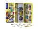 Magnetische puzzel in metalen doos, bijpassend spel - Trucks