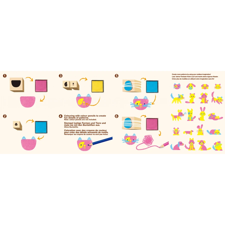 Creative stamp set - Animals