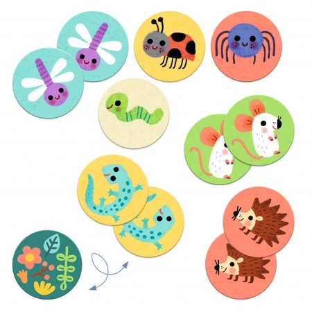 Mémo petits animaux, Djeco