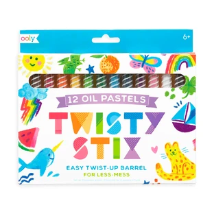 Oil painting pencils, Twisty Stix, set of 12 colors