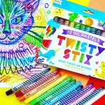 Oil painting pencils, Twisty Stix, set of 12 colors