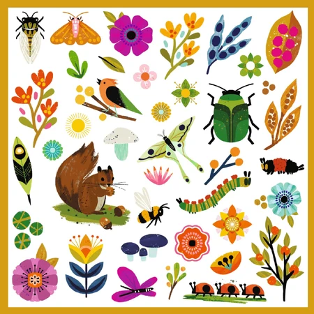 Djeco Garden stickers