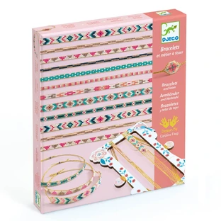 Djeco Workshop zur Herstellung von Perlenarmbändern