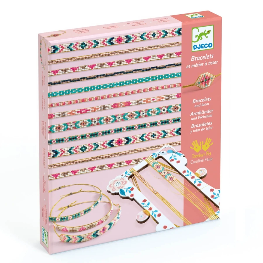 Djeco Workshop zur Herstellung von Perlenarmbändern