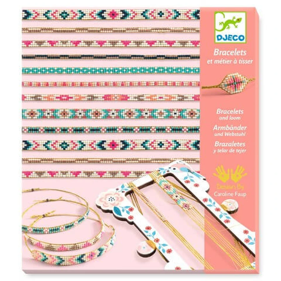 Djeco Workshop zur Herstellung von Perlenarmbändern