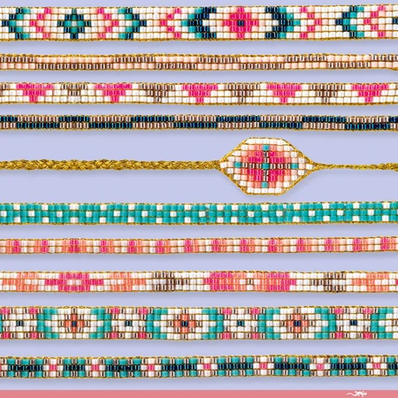 Djeco Workshop zur Herstellung von Perlenarmbändern