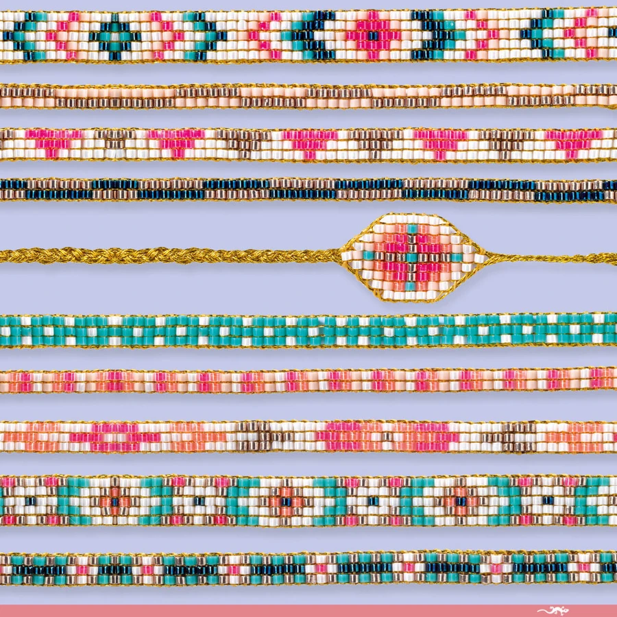 Djeco Workshop zur Herstellung von Perlenarmbändern