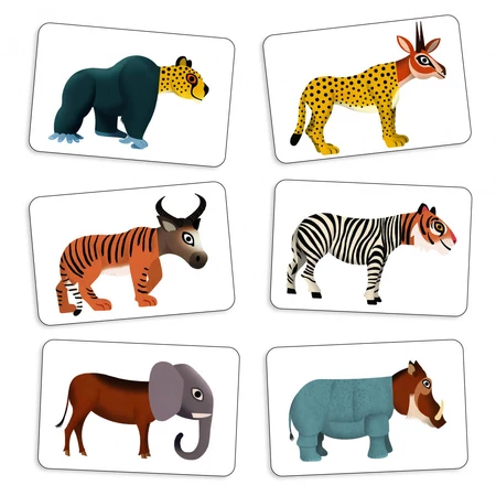 Anijumble - juego de cartas, Djeco