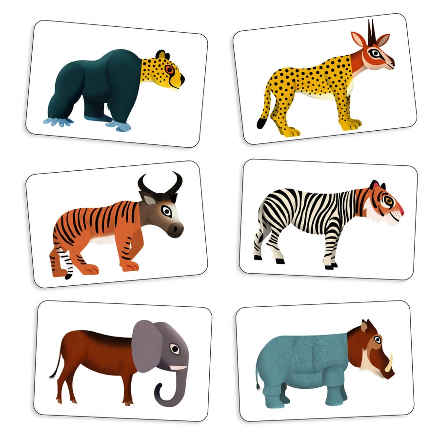 Anijumble - juego de cartas, Djeco
