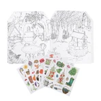Kleurboek met stickers Tuiniersboek, Moulin Roty