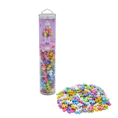 Juego de construcción Plus-Plus, tubo de 240 piezas, Pastel Mix