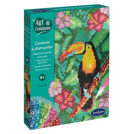 Creative kit with rhinestones, Tucan