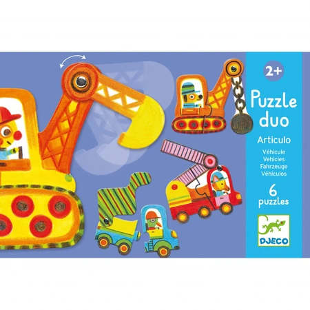 Puzzelduo mobiel voertuig