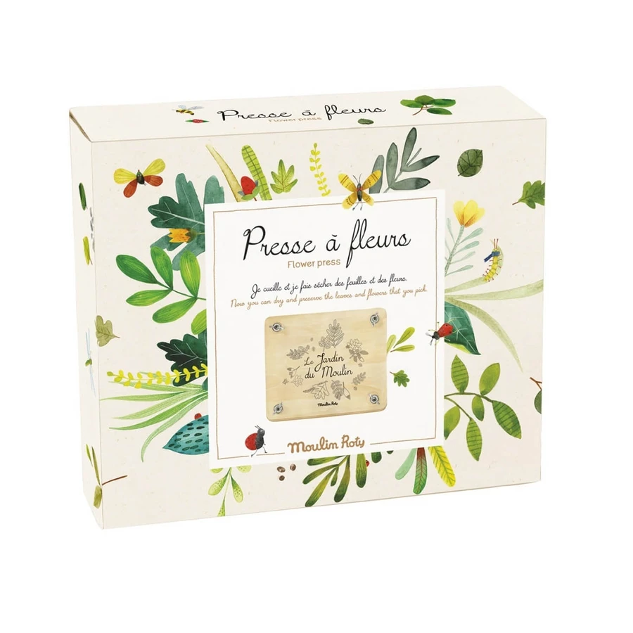 Prensa de flores de madera, Moulin Roty