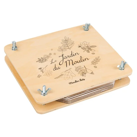 Prensa de flores de madera, Moulin Roty