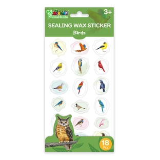 Imitierte Siegelaufkleber - Vögel, Kollektion Natural Creations
