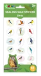 Pegatinas de imitación de sellos - Pájaros, colección Natural Creations