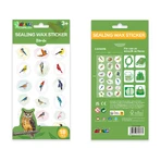 Imitierte Siegelaufkleber - Vögel, Kollektion Natural Creations