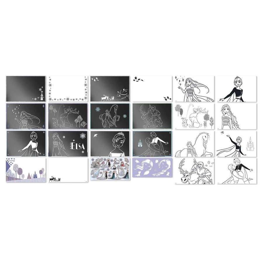 Set creativo Disney Frozen para colorear y rascar