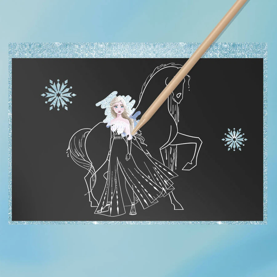 Set creativo Disney Frozen para colorear y rascar