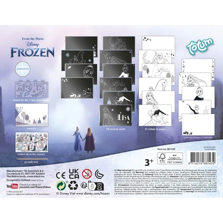 Set creativo Disney Frozen para colorear y rascar