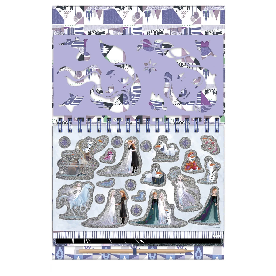 Set creativo Disney Frozen para colorear y rascar