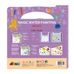 Water painting book, stickers and games, portable - Underwater
