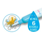 Water painting book, stickers and games, portable - Underwater