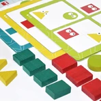 Juego de lógica de madera - Sudoku para niños, 16 piezas