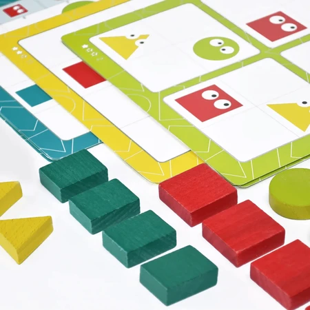 Juego de lógica de madera - Sudoku para niños, 16 piezas