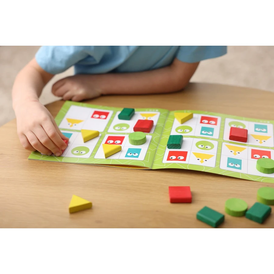 Juego de lógica de madera - Sudoku para niños, 16 piezas