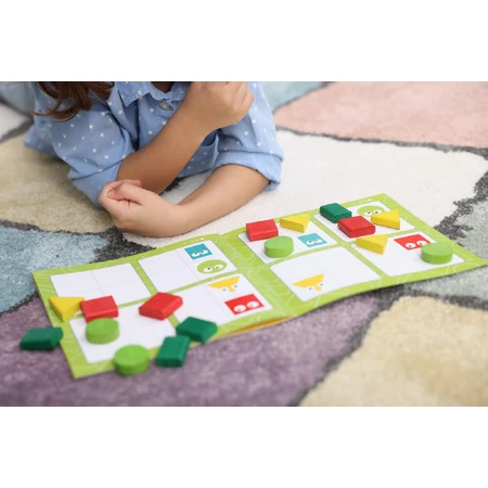 Juego de lógica de madera - Sudoku para niños, 16 piezas