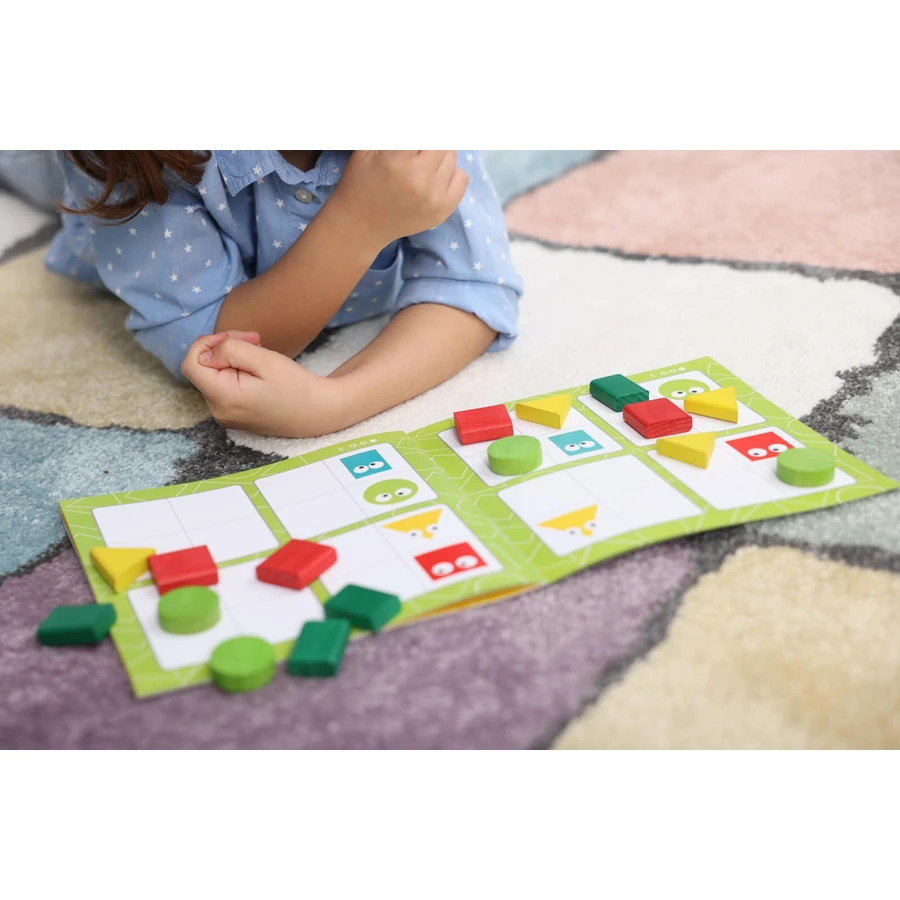 Juego de lógica de madera - Sudoku para niños, 16 piezas