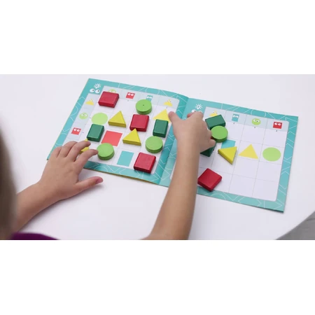 Juego de lógica de madera - Sudoku para niños, 16 piezas