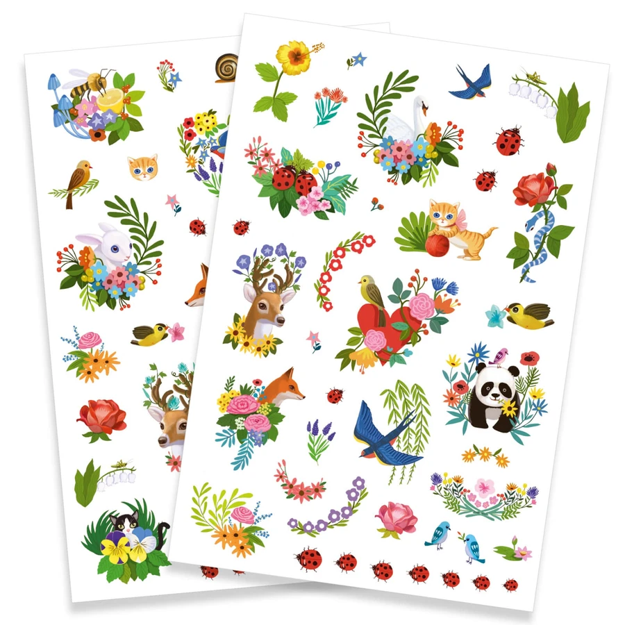 Tattoo Djeco Spring flowers
