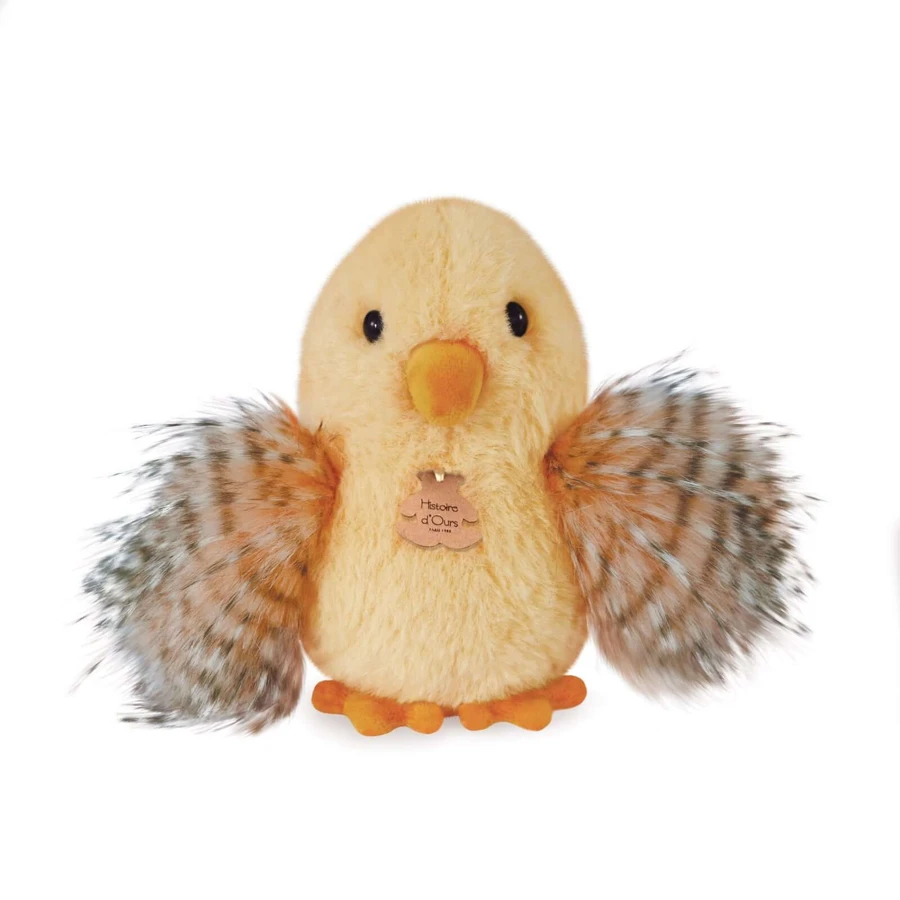 Peluche morbido - pollo, 15 cm