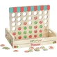 Jeu en bois "Placez 4 dans une rangée", en bois