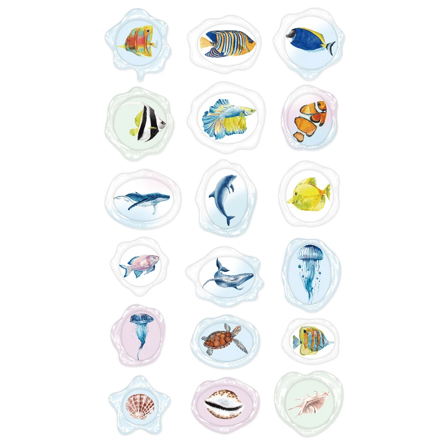 Aufkleber Robbenimitation - Unterwassertiere, Kollektion Natural Creations