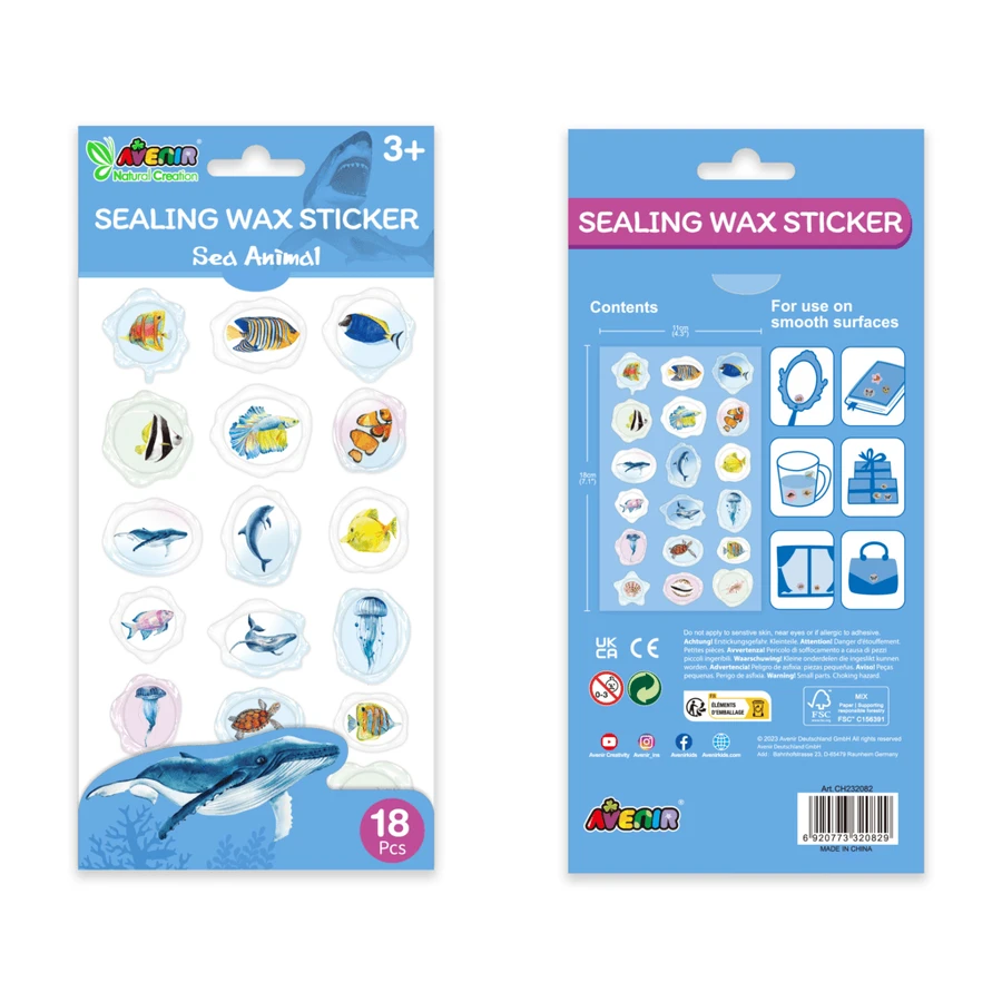 Aufkleber Robbenimitation - Unterwassertiere, Kollektion Natural Creations
