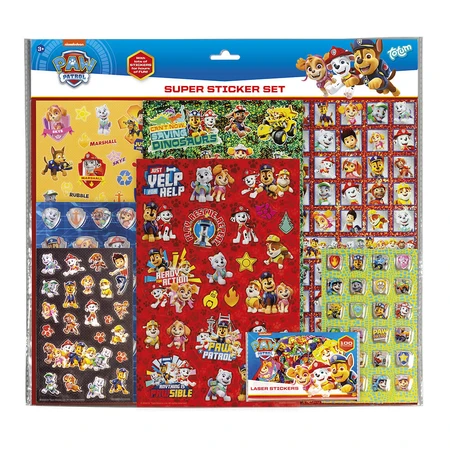 Paw Patrol Super Aufkleber Set, Paw Patrol Puppy Patrol