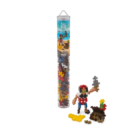 Jeu de construction Plus-Plus, tube de 100 pièces, Pirat