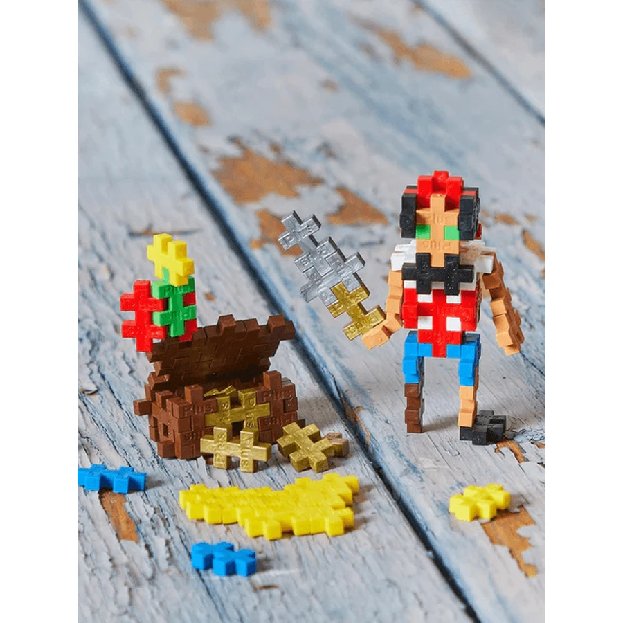 Jeu de construction Plus-Plus, tube de 100 pièces, Pirat