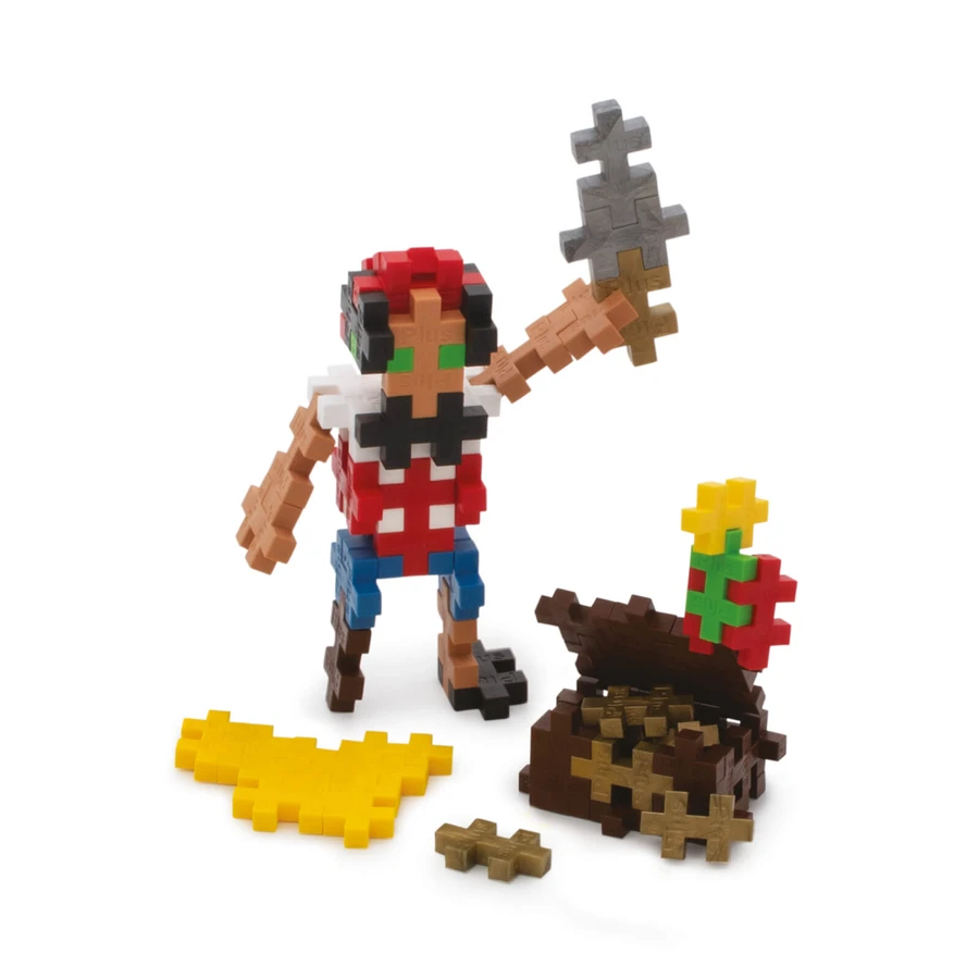 Jeu de construction Plus-Plus, tube de 100 pièces, Pirat